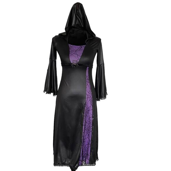 Girls Spider Sorceress Witch Costume Spirit Halloween Small - Picture 1 of 11